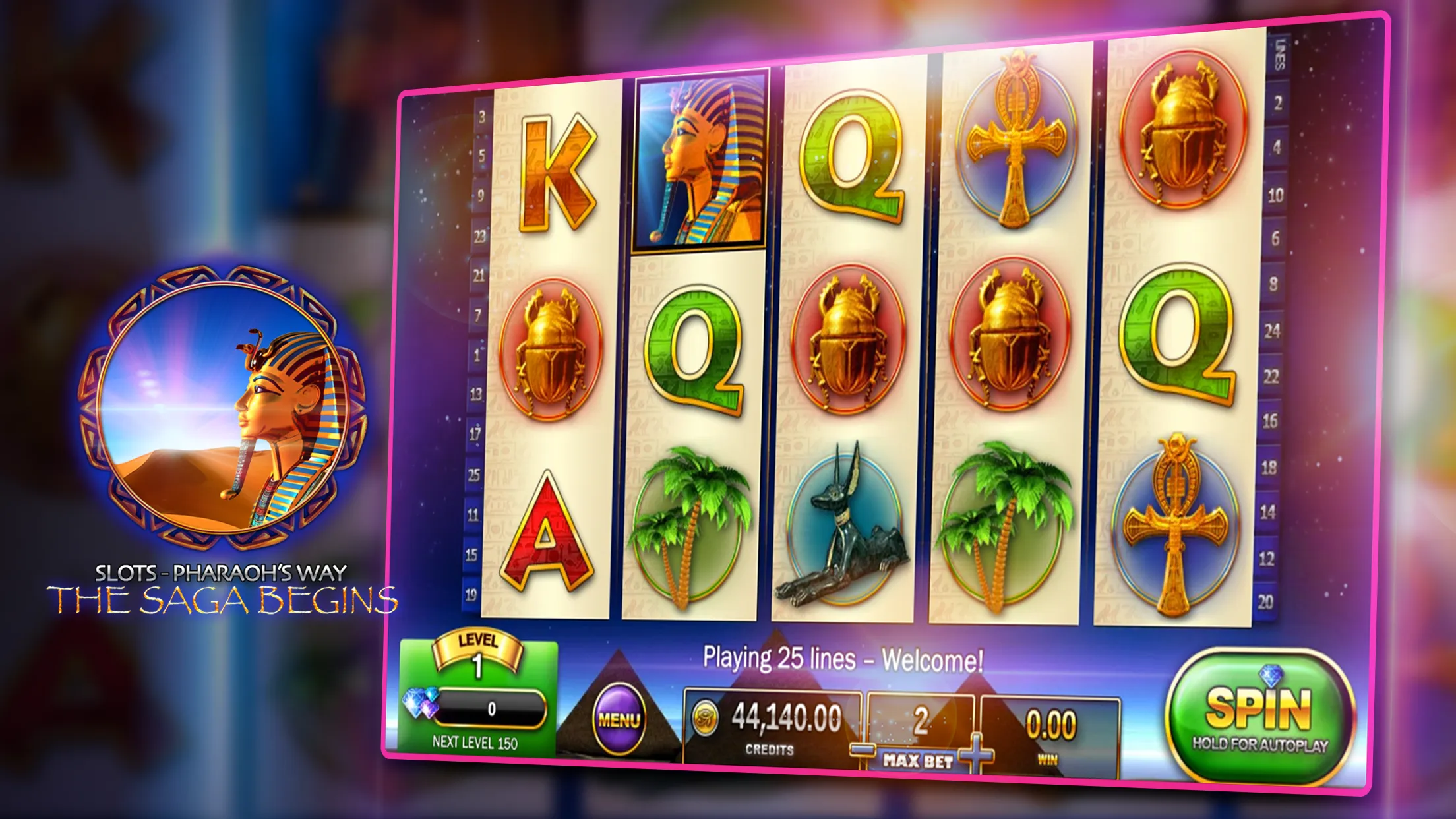 Slots - Pharaoh's Way Casino | Indus Appstore | Screenshot