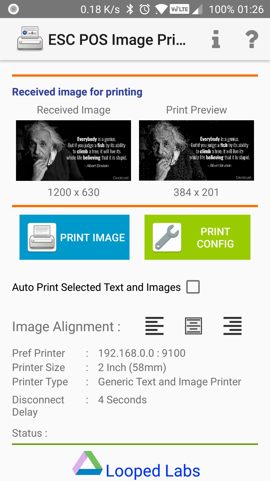 ESC POS Wifi Print Service | Indus Appstore | Screenshot