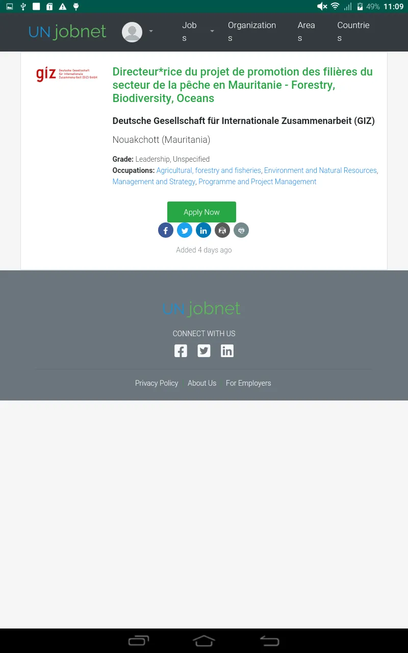 Mauritania jobs | Indus Appstore | Screenshot