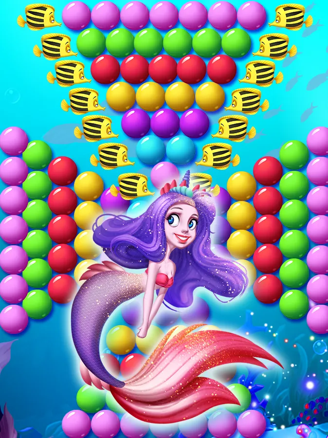 Mermaid Rescue Fish Pop Shoote | Indus Appstore | Screenshot