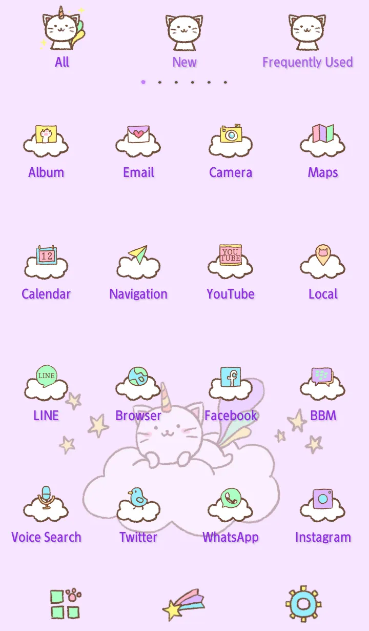 Caticorn Theme +HOME | Indus Appstore | Screenshot