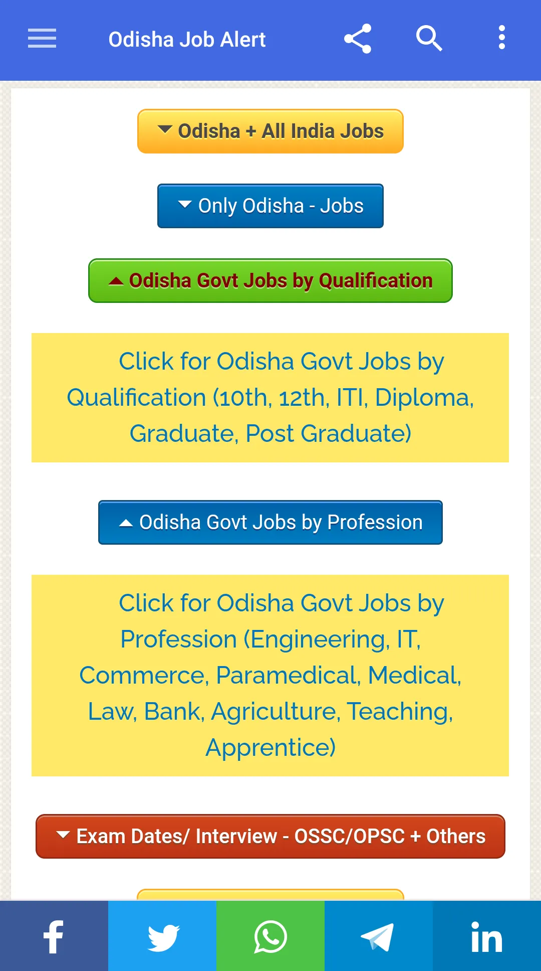 Odisha Job Alert | Indus Appstore | Screenshot