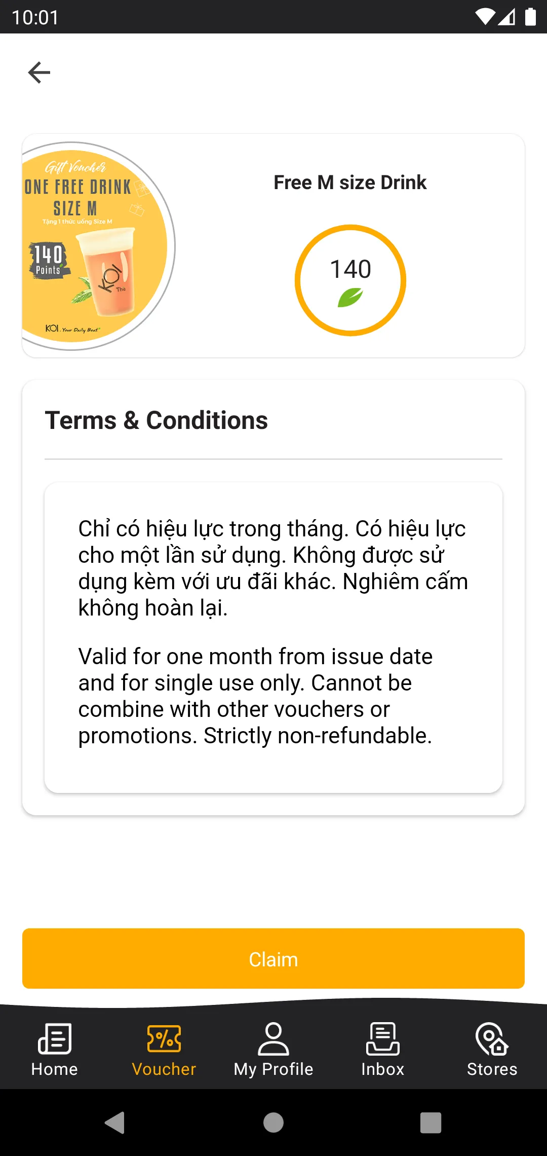 KOI Thé Vietnam | Indus Appstore | Screenshot