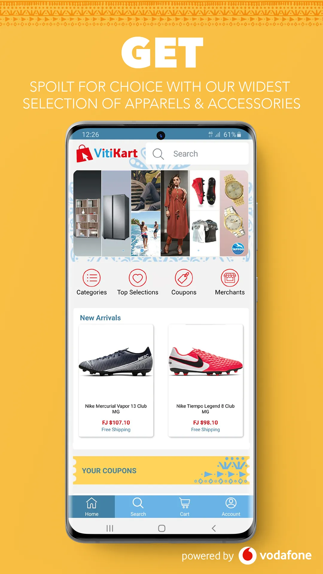 VitiKart - Vodafone Fiji's Onl | Indus Appstore | Screenshot