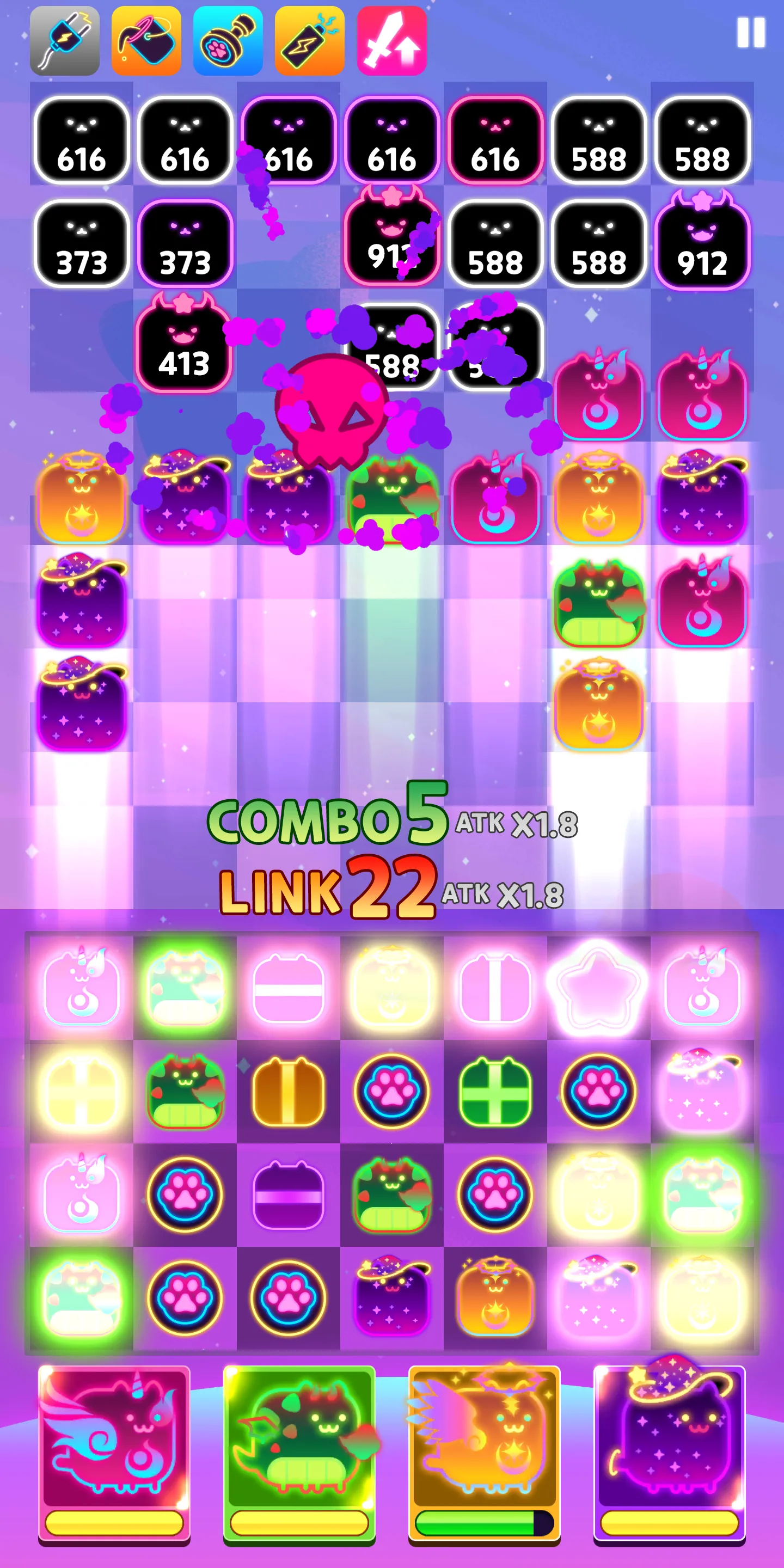 Cats Link - Puzzle Defense | Indus Appstore | Screenshot