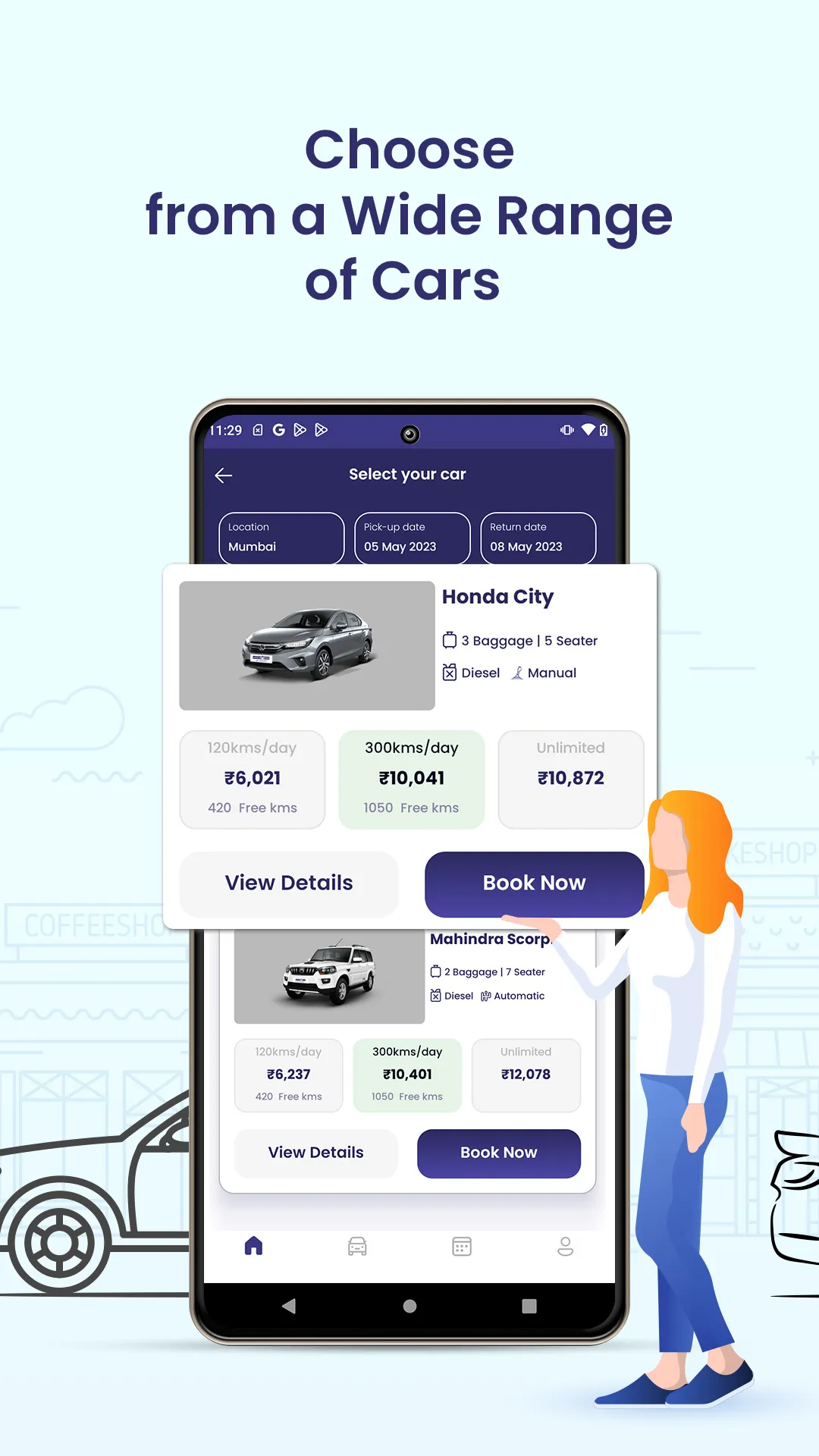 MyChoize Self Drive Car Rental | Indus Appstore | Screenshot