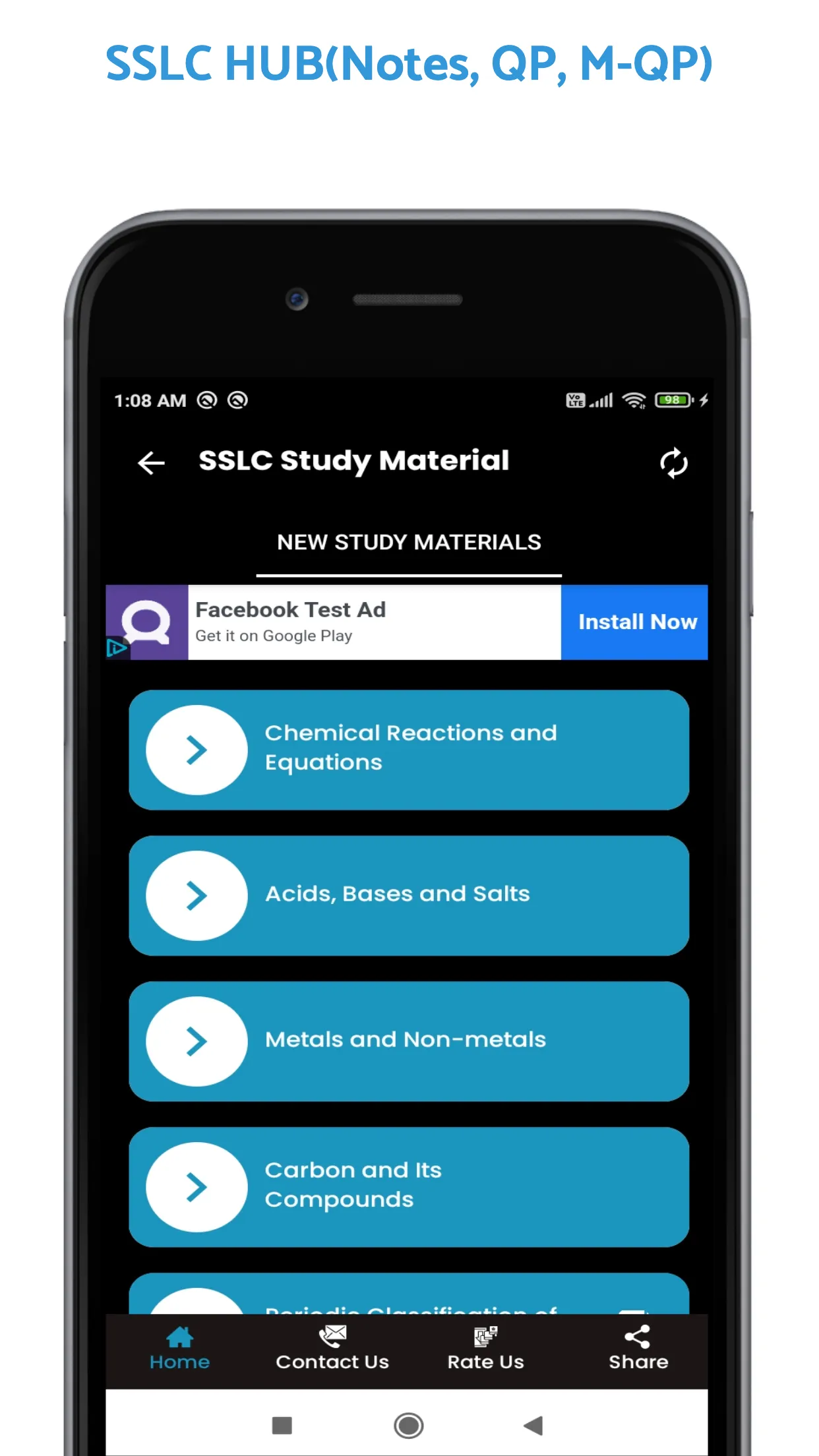 Sslc Notes Karnataka - Sslchub | Indus Appstore | Screenshot