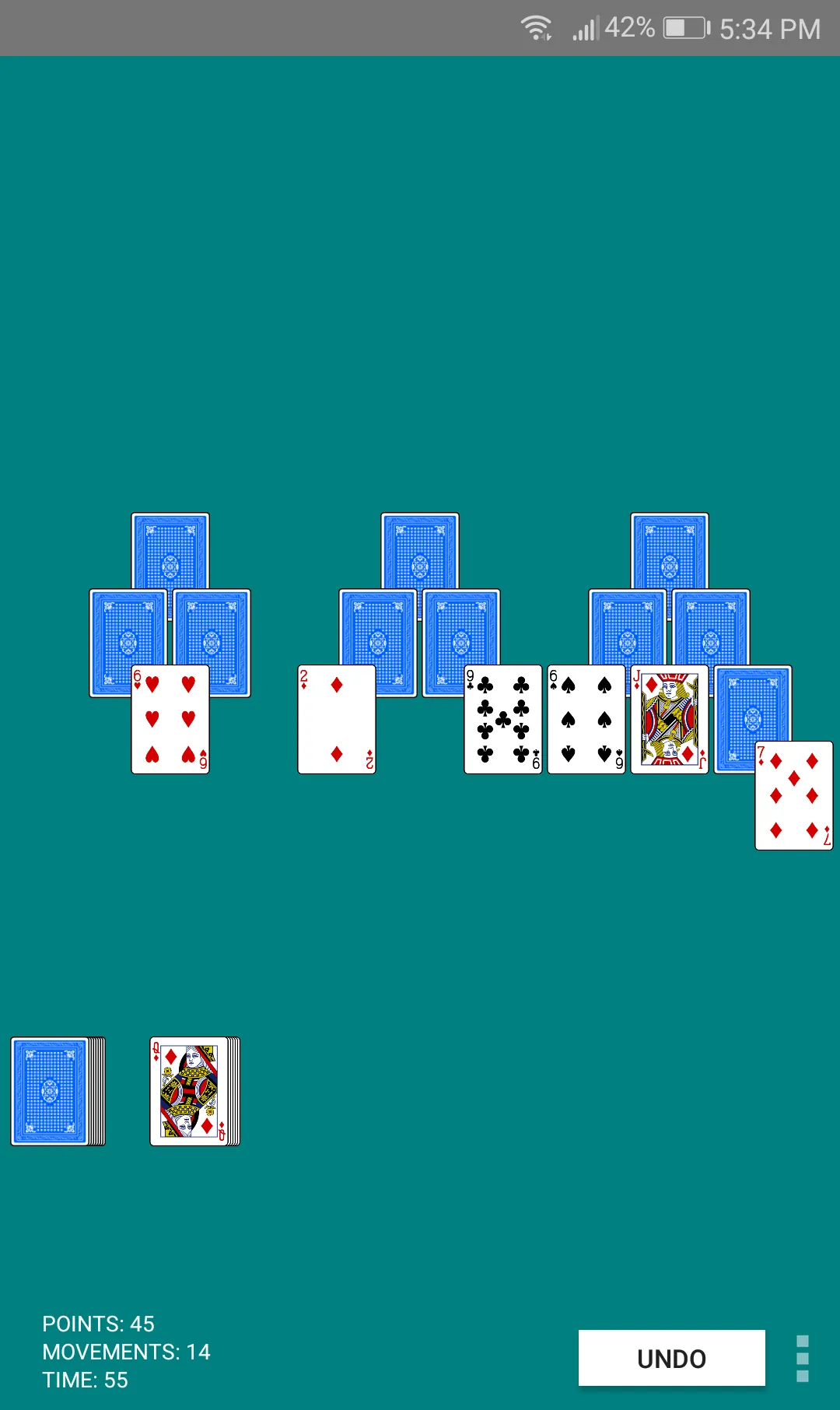 Tri Peaks Solitaire | Indus Appstore | Screenshot