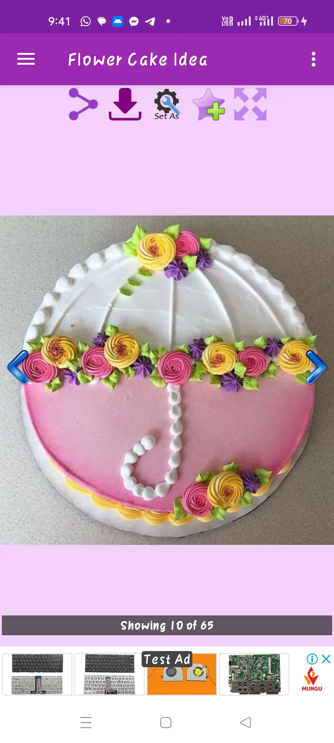 Flower Cake Idea Gallery | Indus Appstore | Screenshot