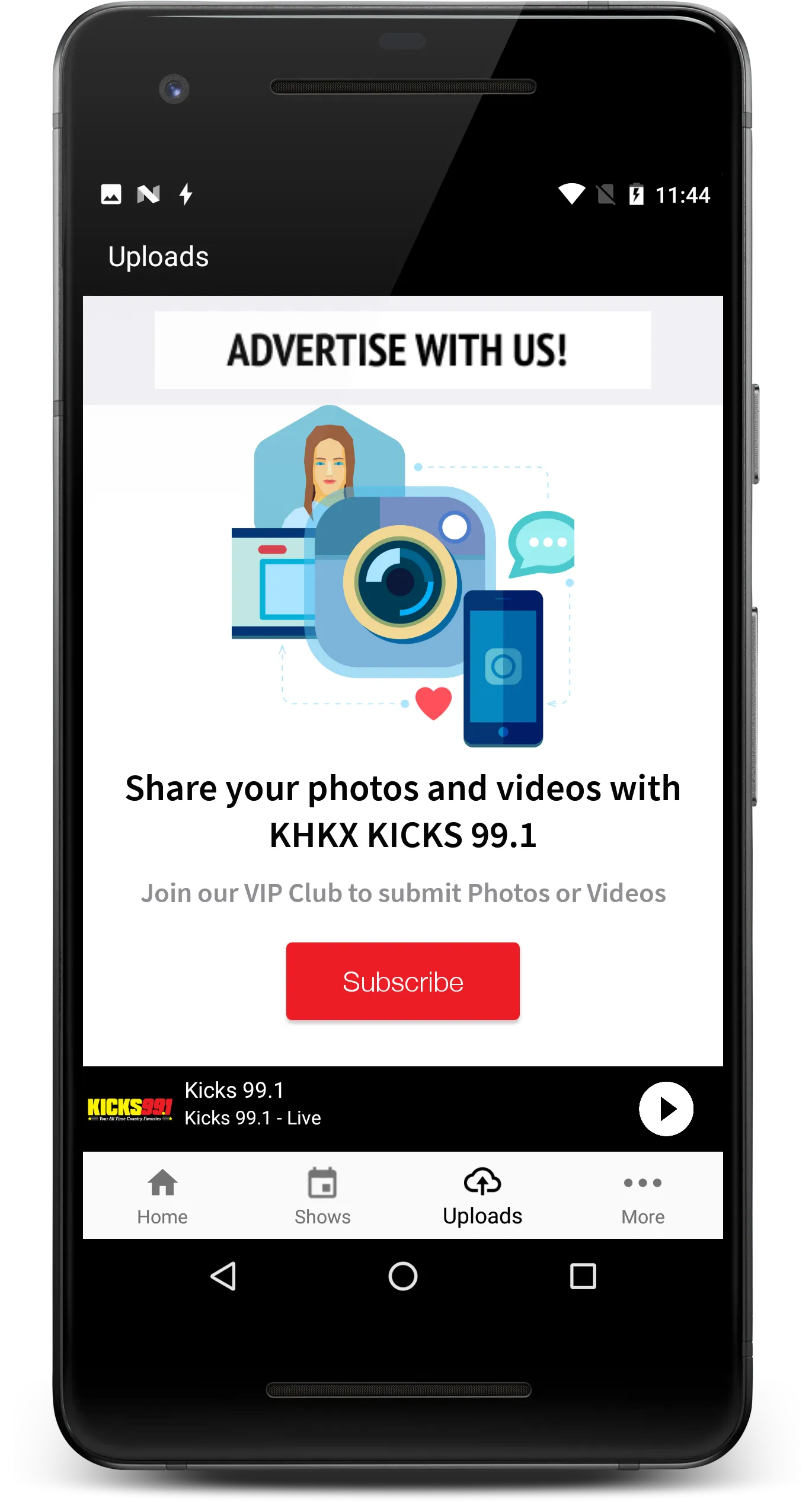 KHKX KICKS 99.1 | Indus Appstore | Screenshot