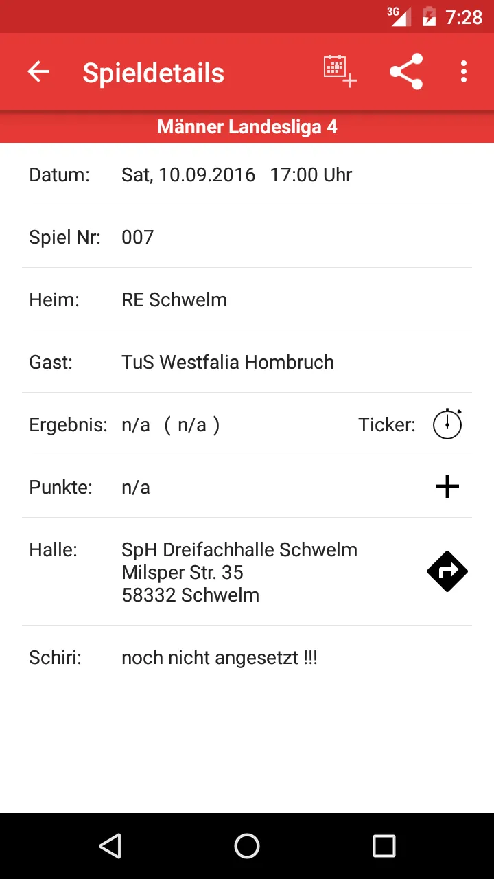 TuS Westfalia Hombruch Handbal | Indus Appstore | Screenshot