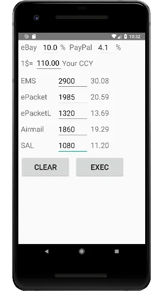 Shipping Cost Calculator | Indus Appstore | Screenshot