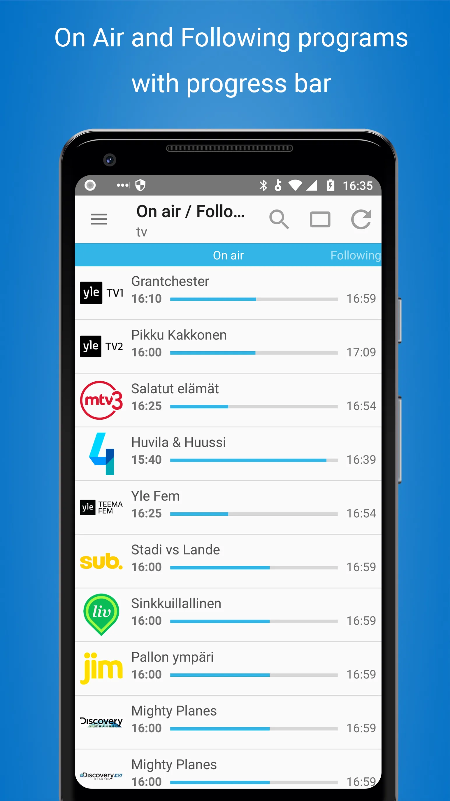 Cisana TV+ TV listings Finland | Indus Appstore | Screenshot