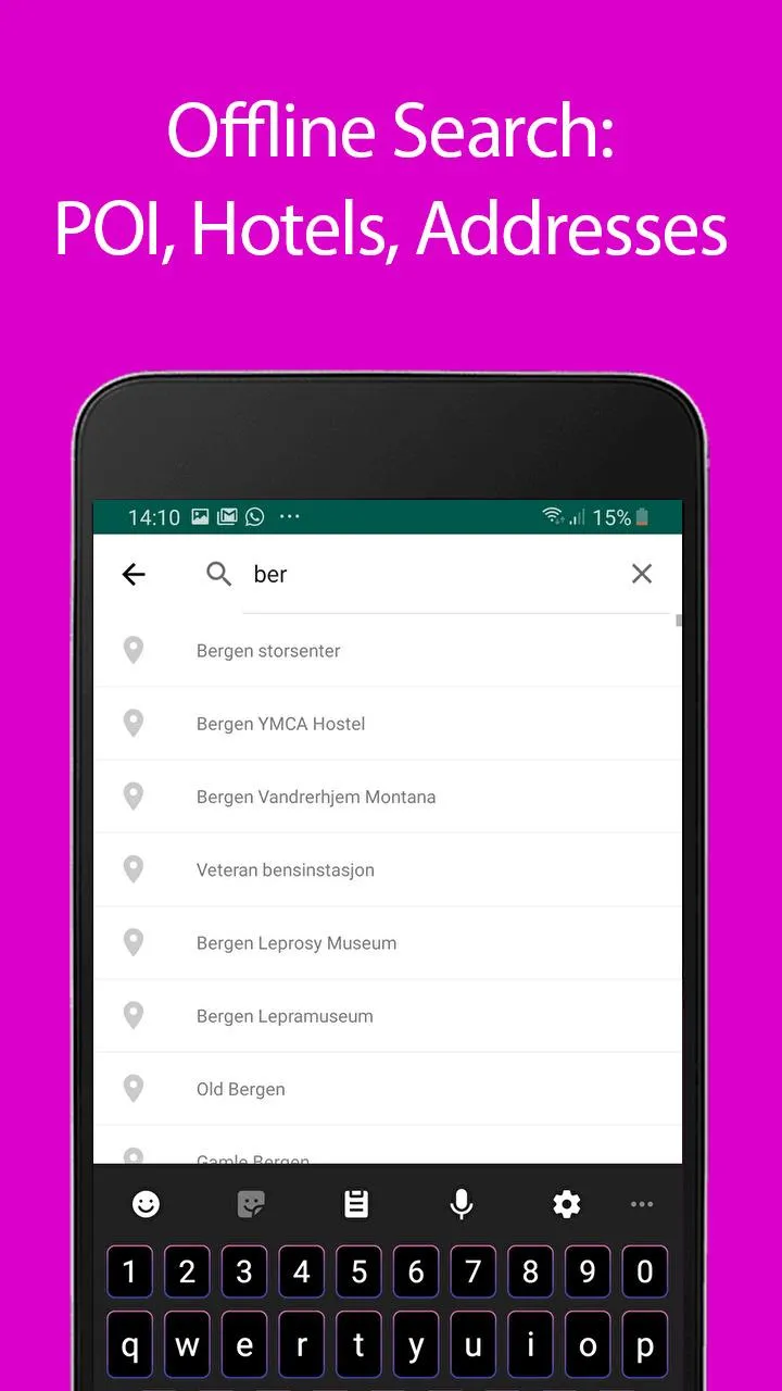 Bergen Offline Map and Travel  | Indus Appstore | Screenshot