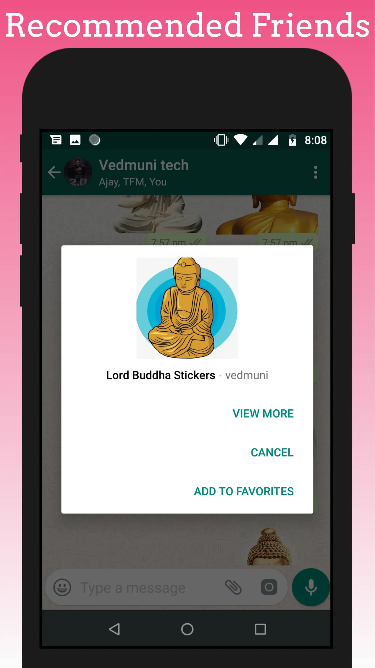 Lord Buddha Stickers for WA | Indus Appstore | Screenshot