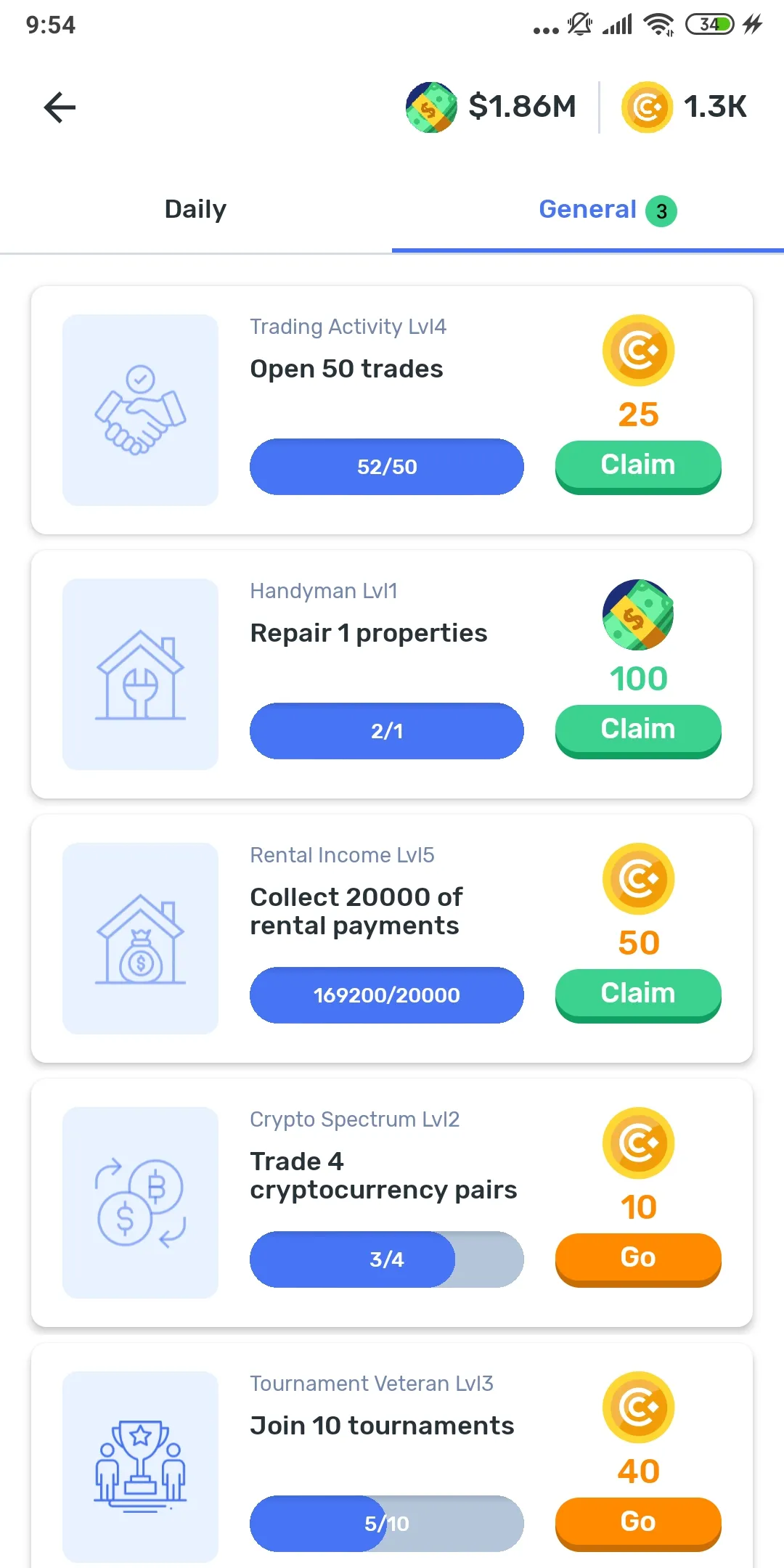 Cryptomania —Trading Simulator | Indus Appstore | Screenshot
