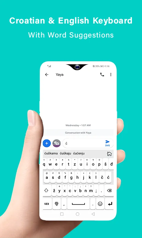 Croatian Language Keyboard | Indus Appstore | Screenshot