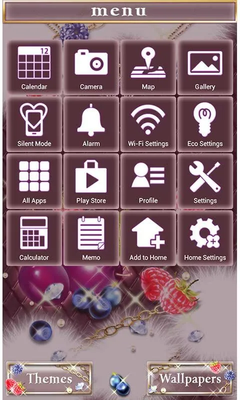 Girly Theme-Sparkle Fruits- | Indus Appstore | Screenshot