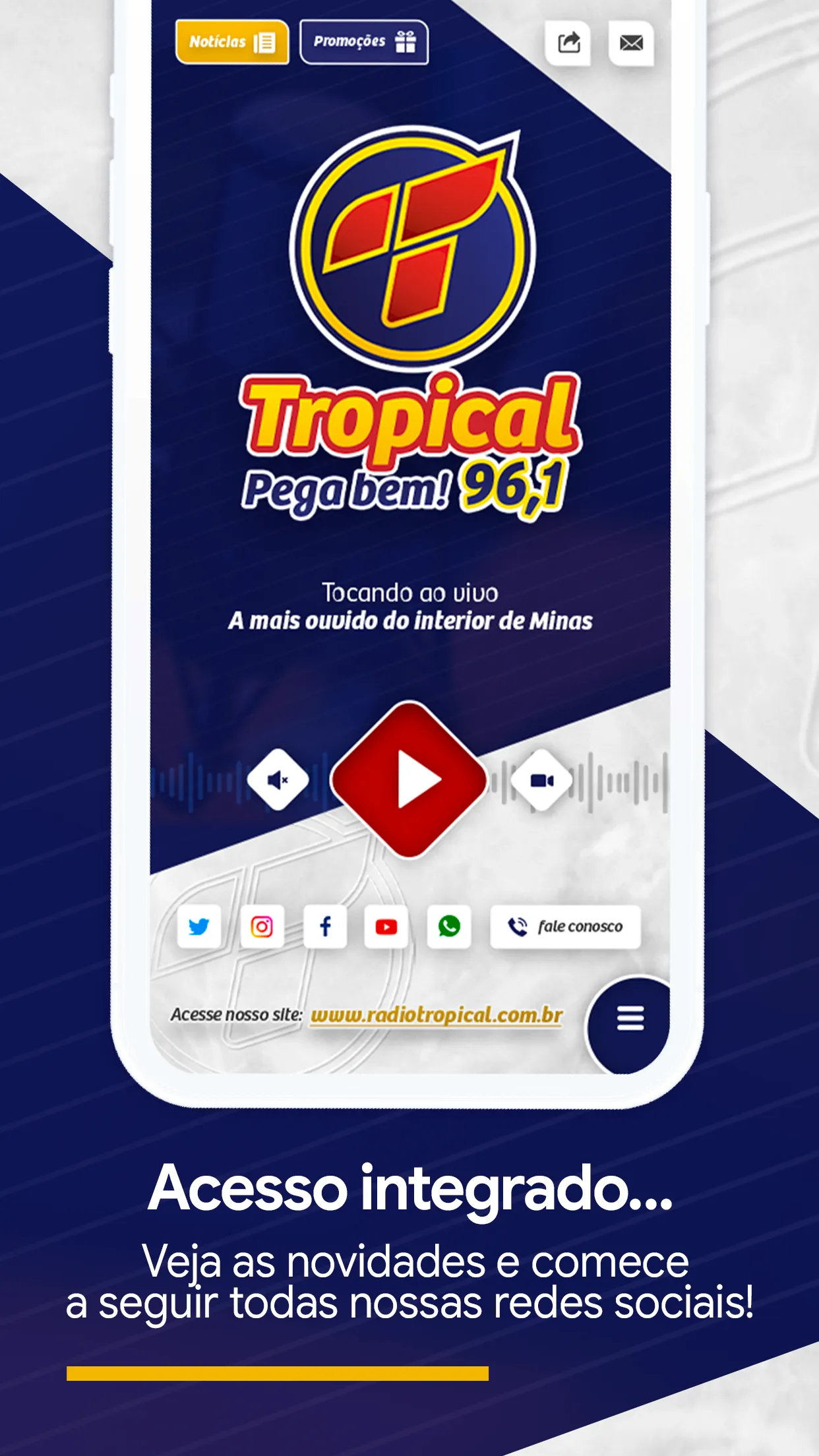 Radio Tropical Minas | Indus Appstore | Screenshot