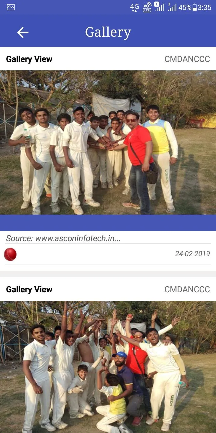 CMDA Nagar Cricket C.C | Indus Appstore | Screenshot