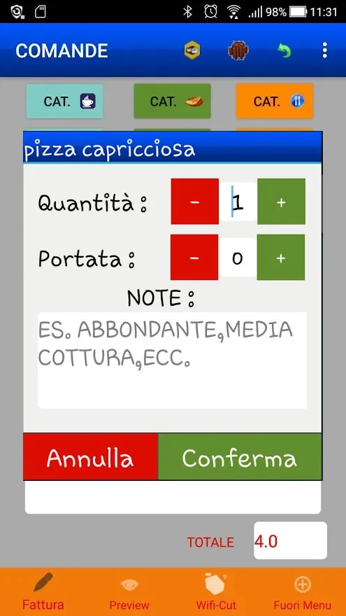 COMANDE RISTO BAR PRO | Indus Appstore | Screenshot