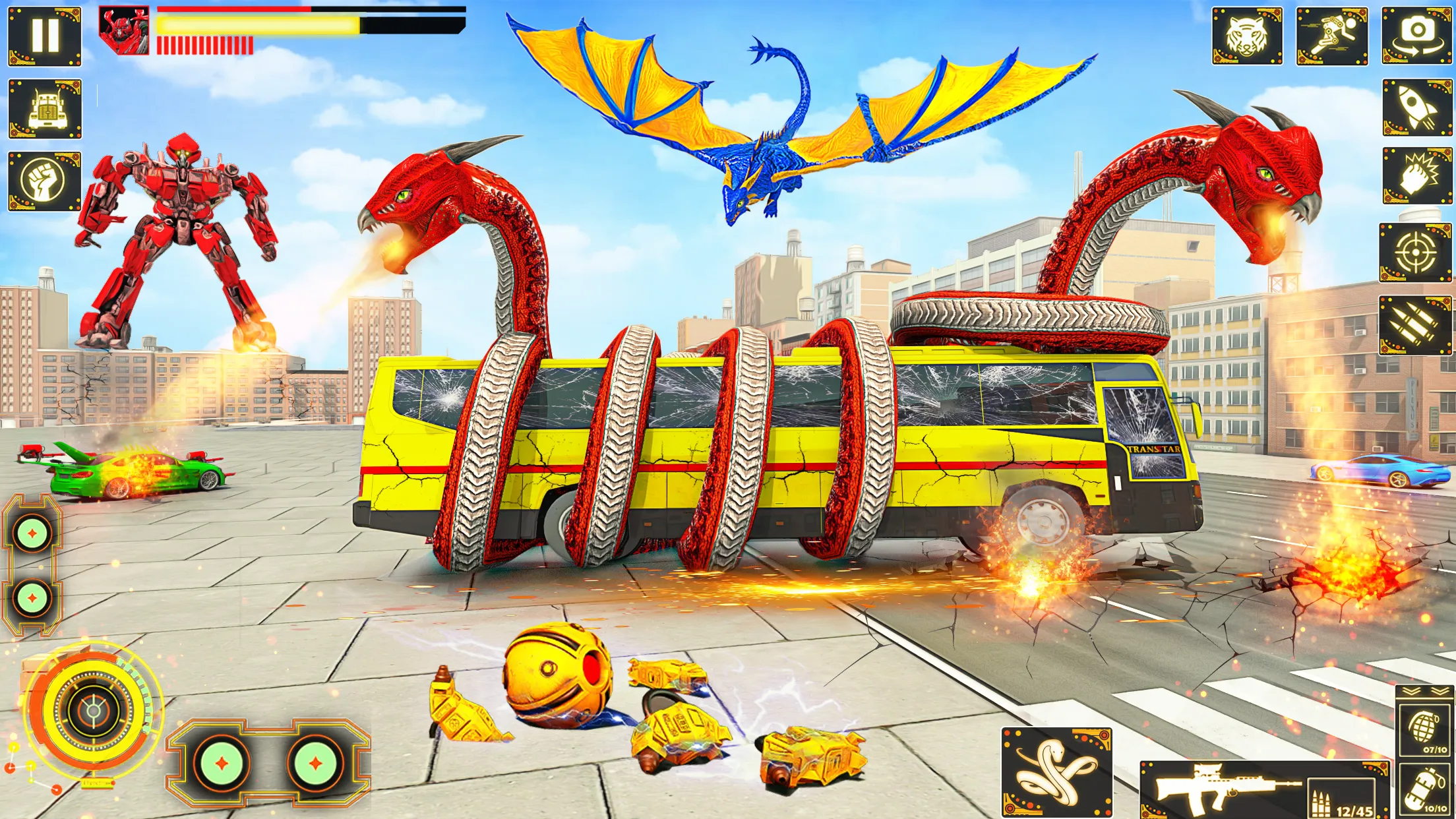 Snake Car Robot Transformation | Indus Appstore | Screenshot