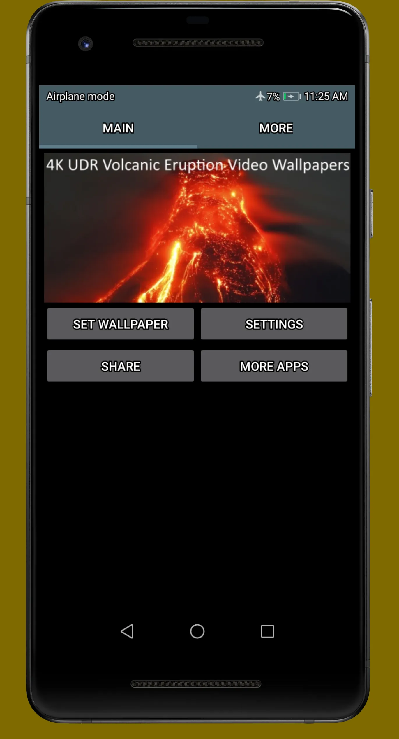 Volcanic Video Wallpaper | Indus Appstore | Screenshot