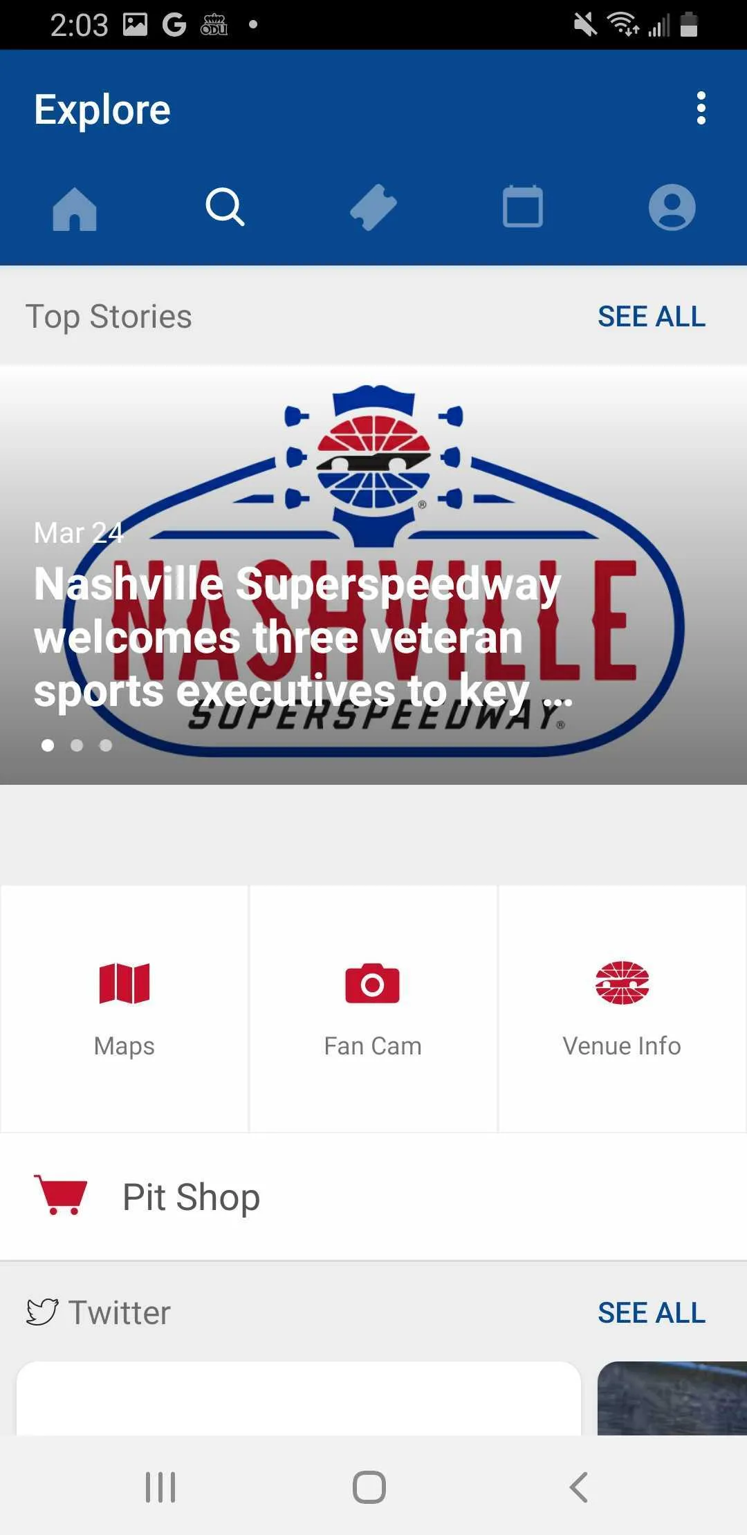 Nashville Superspeedway | Indus Appstore | Screenshot