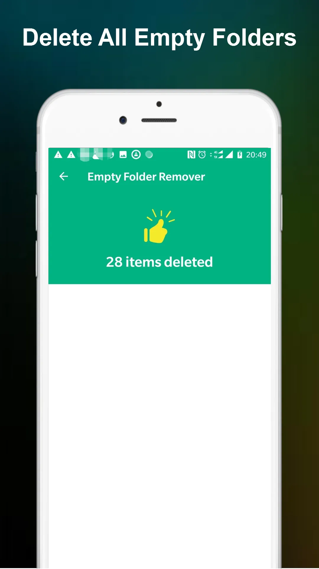 Empty Folder Cleaner | Indus Appstore | Screenshot