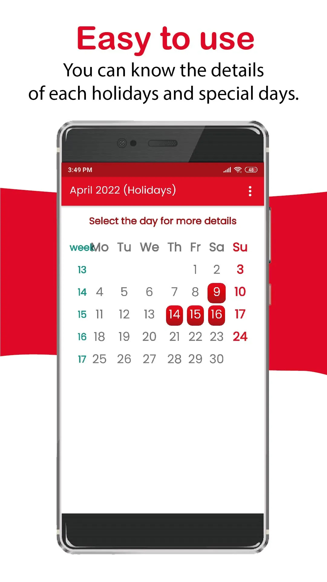 Philippines calendar 2024 | Indus Appstore | Screenshot