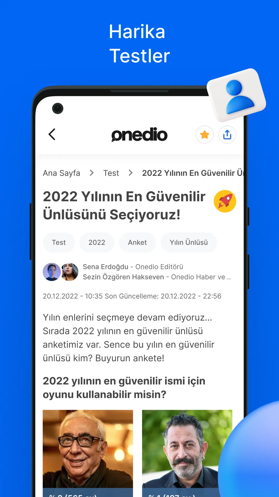 Onedio – Content, News, Test | Indus Appstore | Screenshot