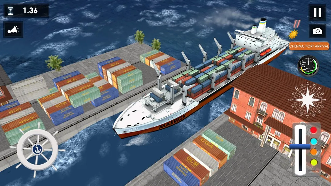 Big Container Ship Simulator | Indus Appstore | Screenshot