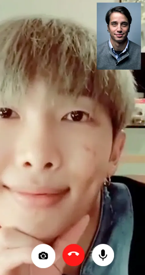 Kim Namjoon Fake Video Call | Indus Appstore | Screenshot