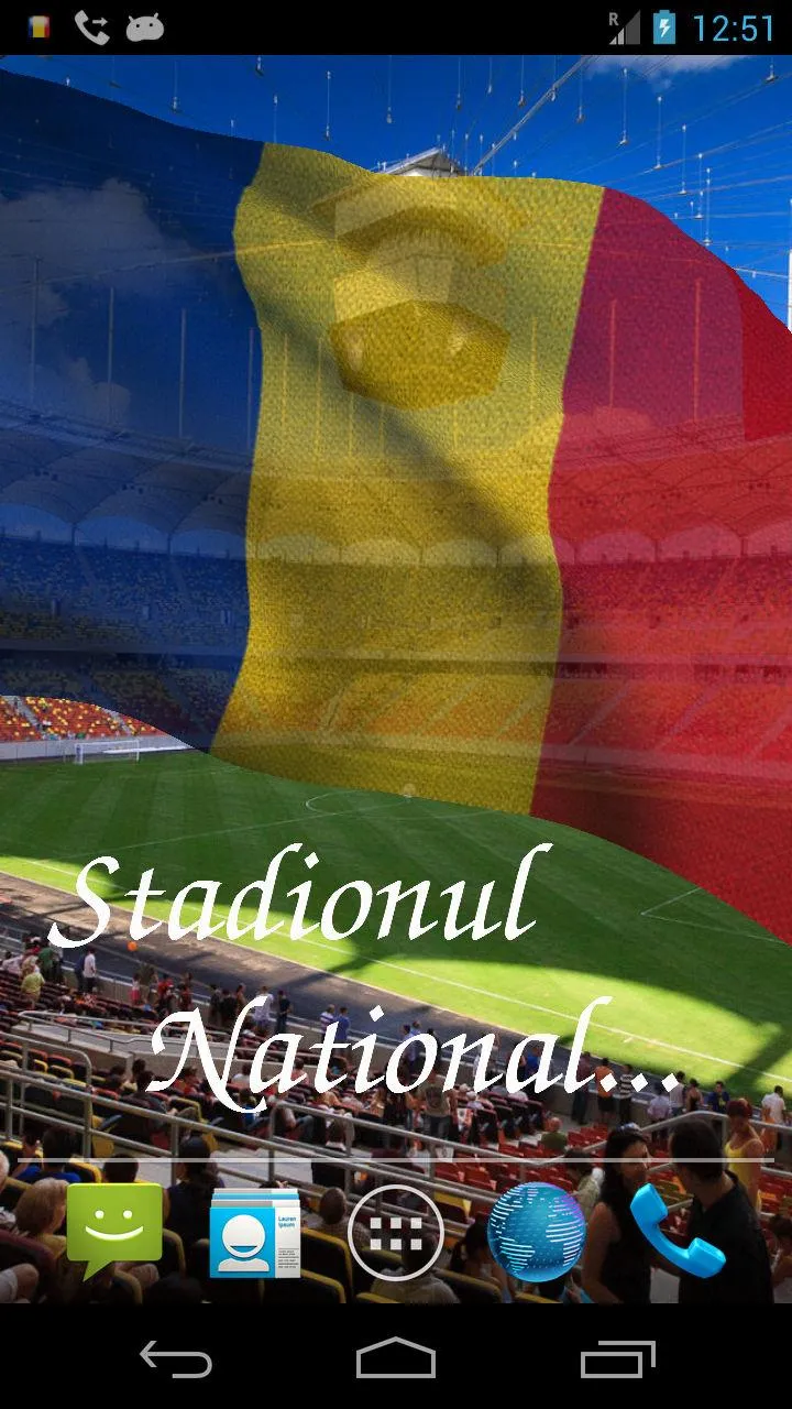 Romania Flag Live Wallpaper | Indus Appstore | Screenshot