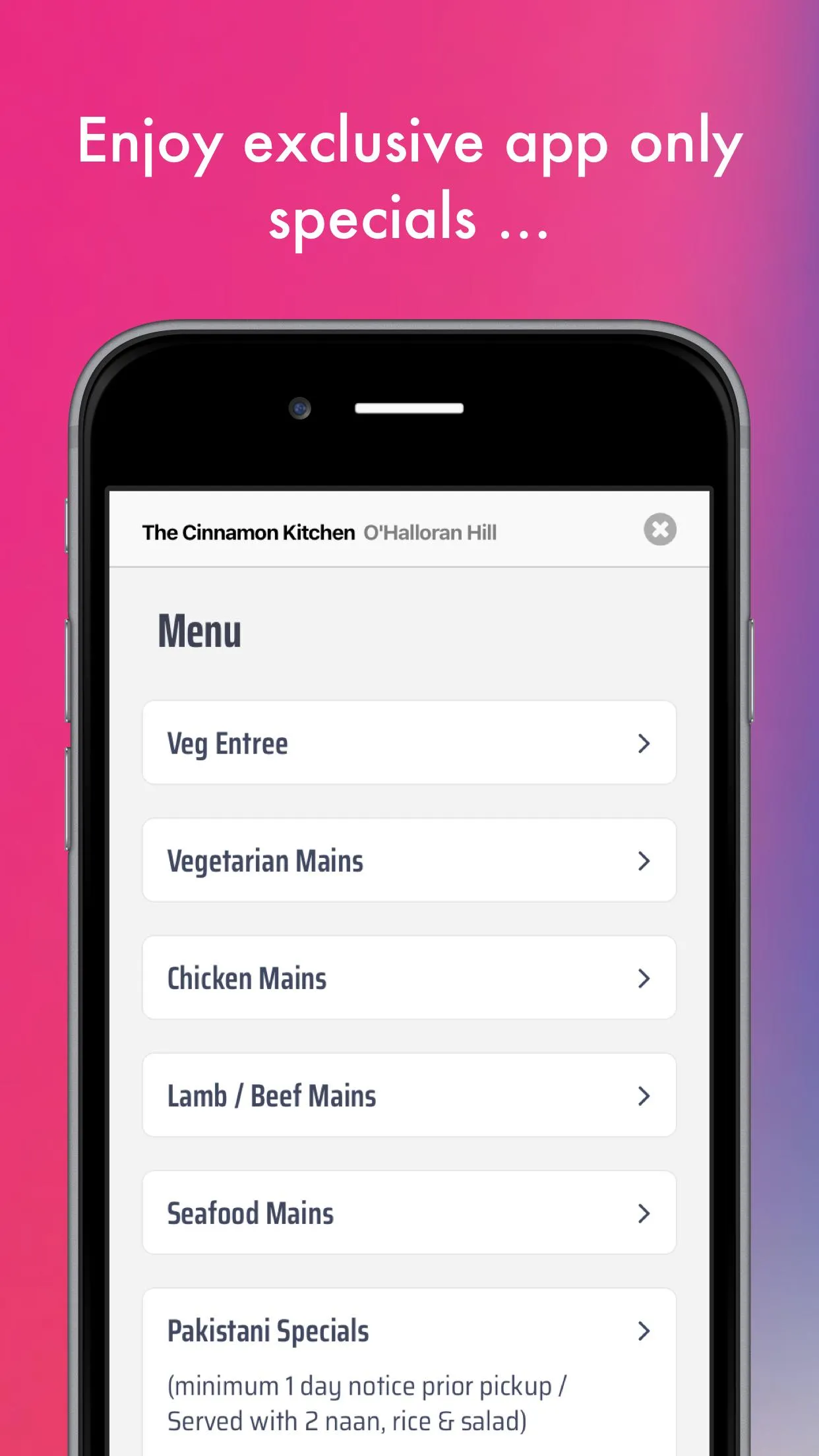 The Cinnamon Kitchen | Indus Appstore | Screenshot