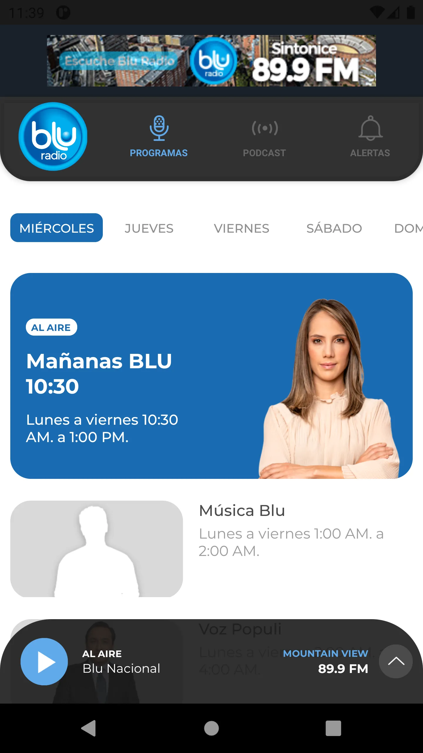 BLU Radio | Indus Appstore | Screenshot