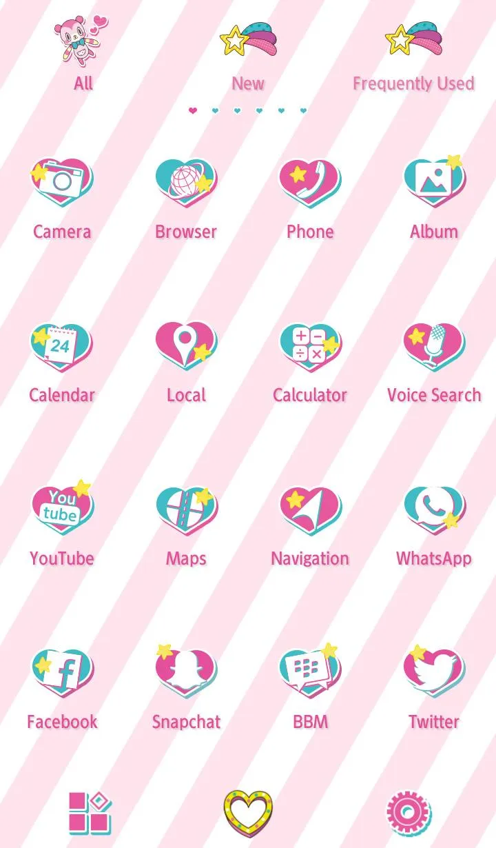 SUPER KAWAII! Theme +HOME | Indus Appstore | Screenshot