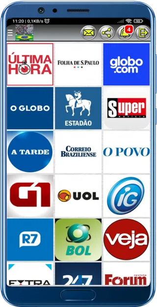 Jornais e Revistas do Brasil | Indus Appstore | Screenshot