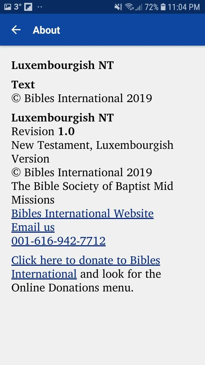 Lëtzebuergescht Neit Testament | Indus Appstore | Screenshot