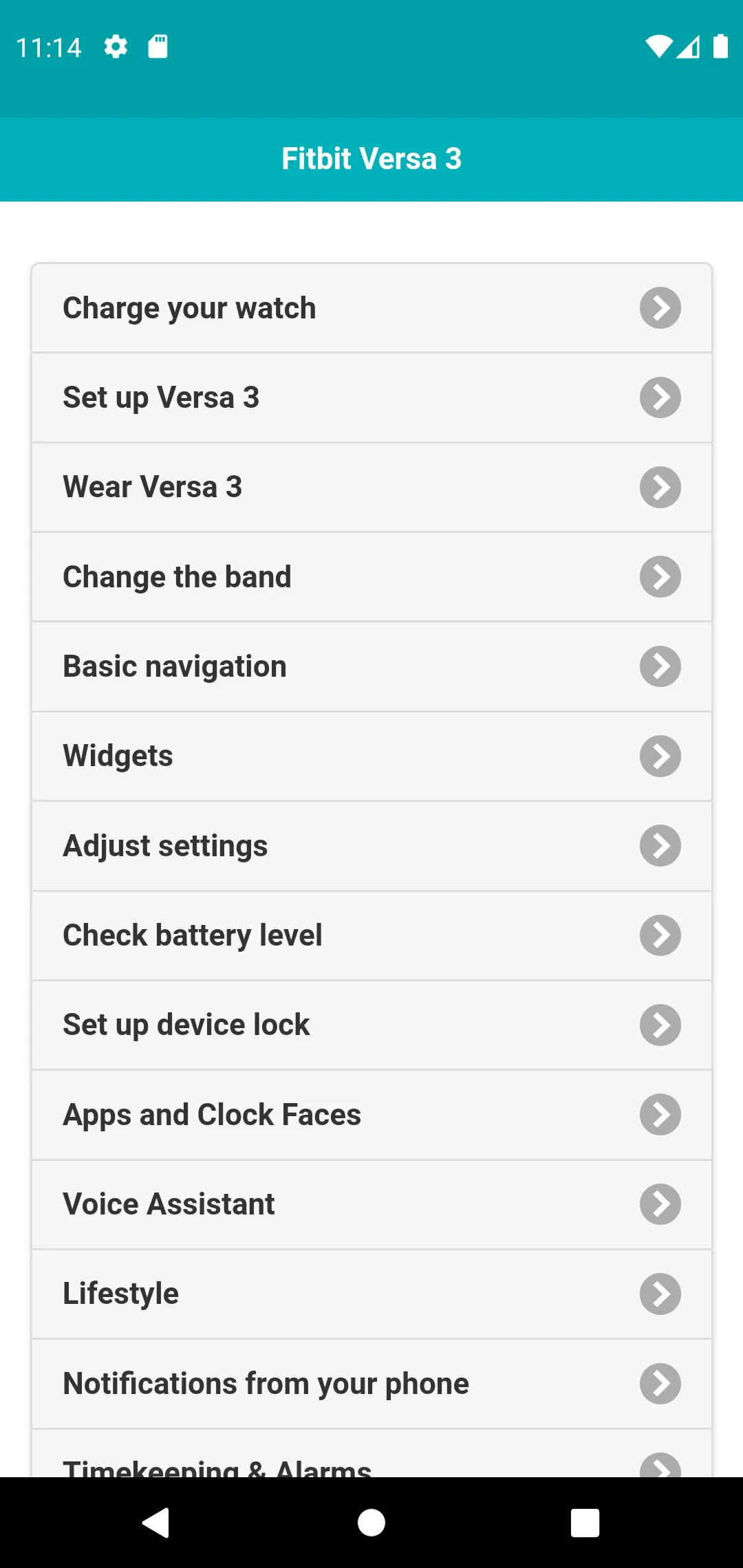 User guide for Fitbit Versa 3 | Indus Appstore | Screenshot