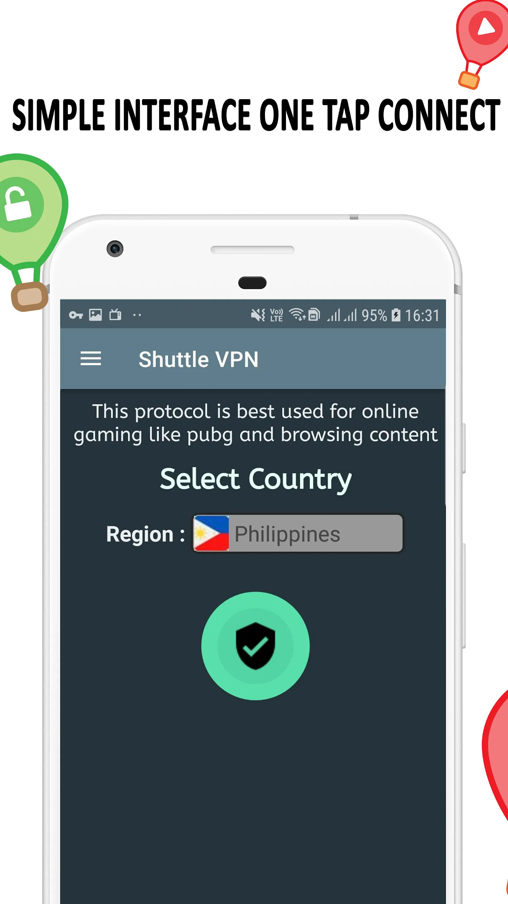 VPN Shuttle: Fast & Secure VPN | Indus Appstore | Screenshot