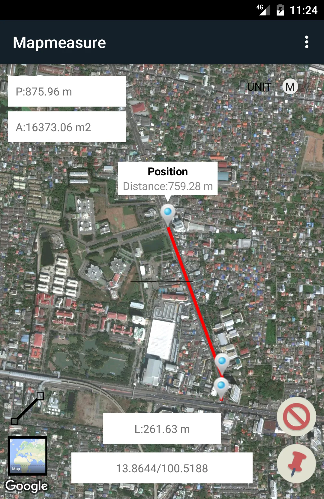 map measure planimeter | Indus Appstore | Screenshot