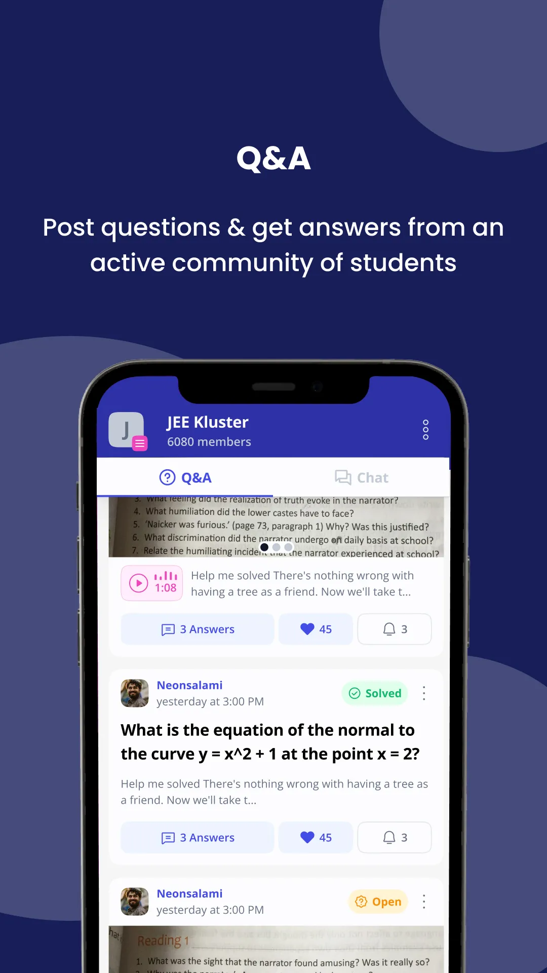 Kluster: Study Communities | Indus Appstore | Screenshot