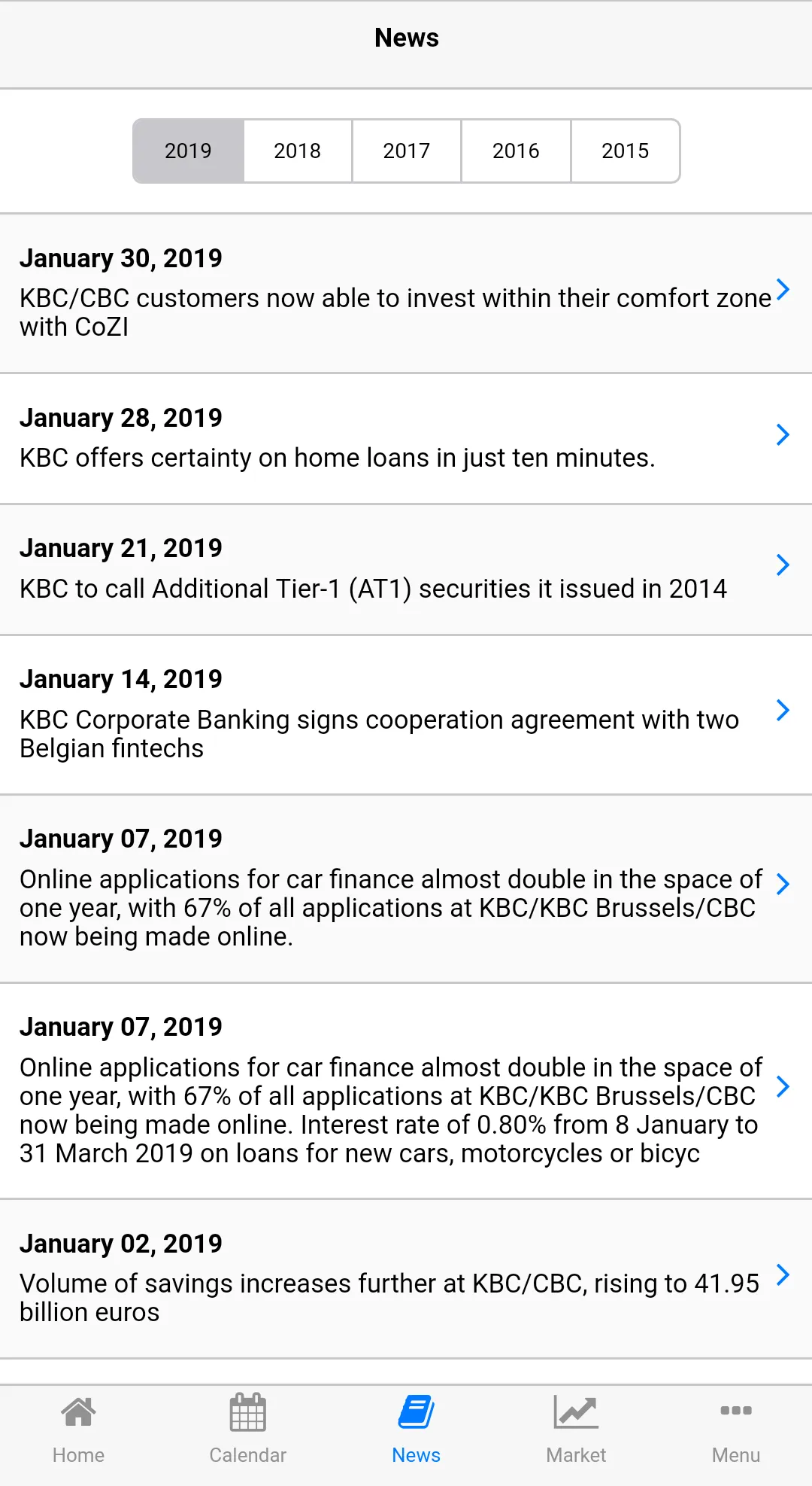 KBC Investor Relations | Indus Appstore | Screenshot