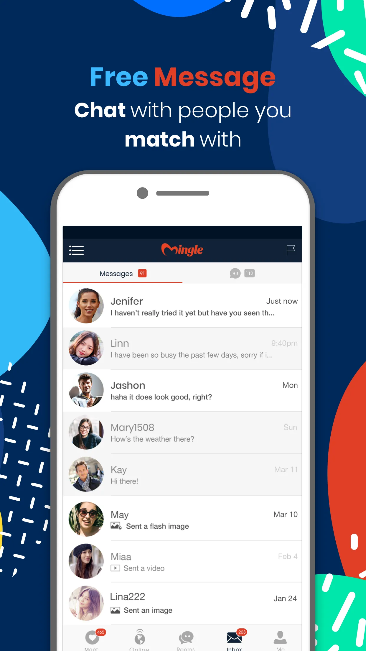 Mingle: Online Chat & Dating | Indus Appstore | Screenshot