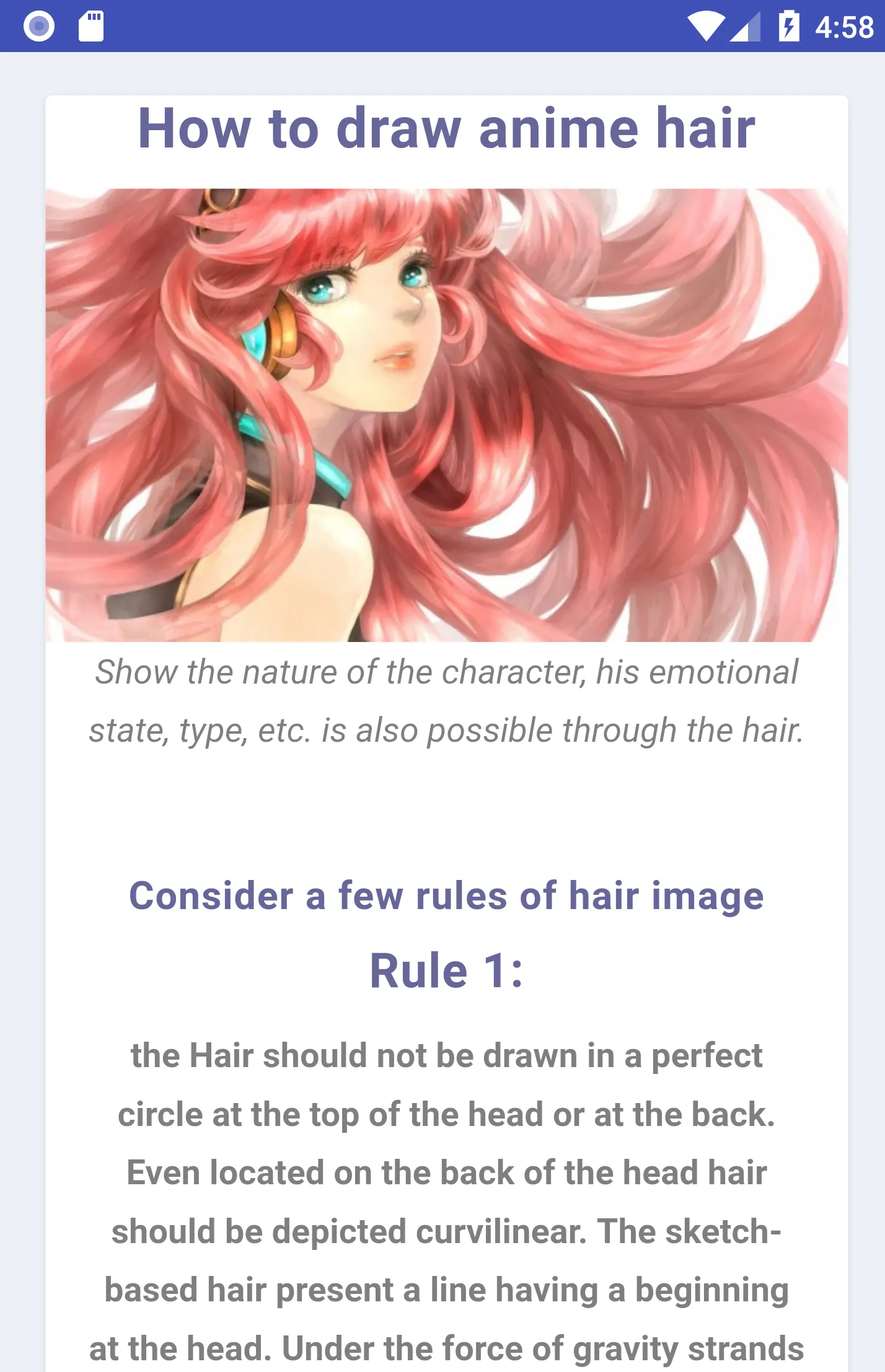 How to draw anime step by step | Indus Appstore | Screenshot