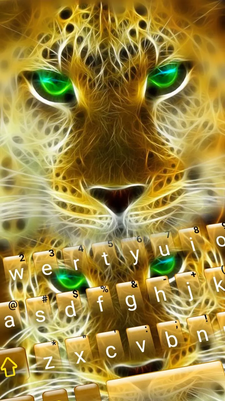 Golden Attacking Cheetah Keybo | Indus Appstore | Screenshot