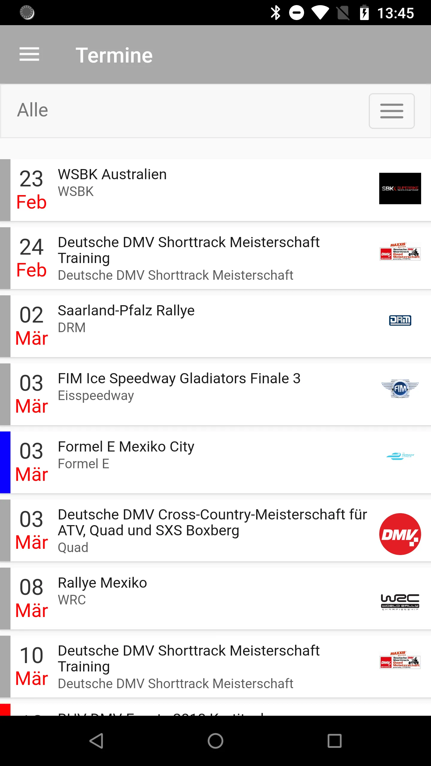 Fanportal Motorsport | Indus Appstore | Screenshot