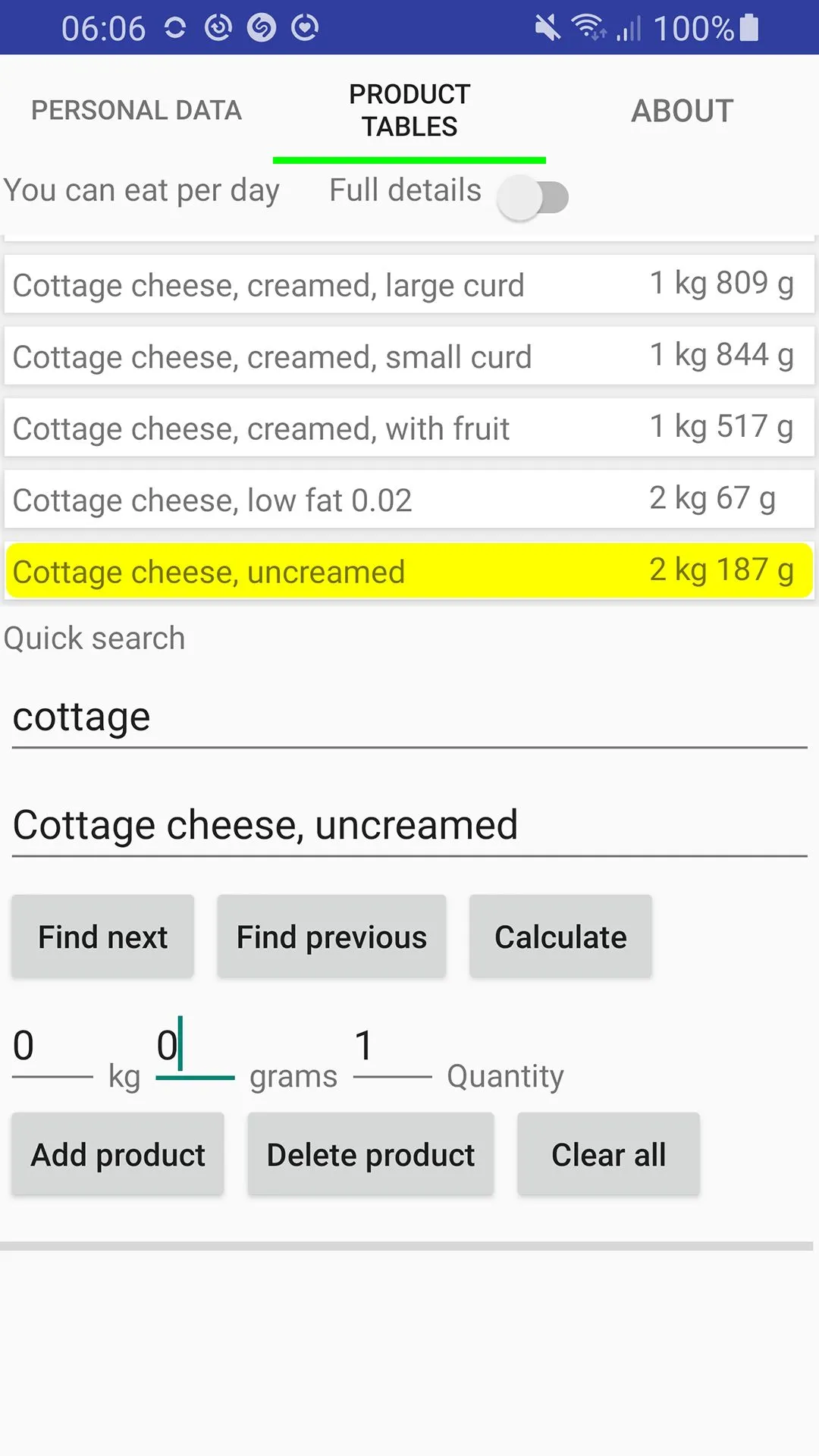 Calorie Calculator | Indus Appstore | Screenshot