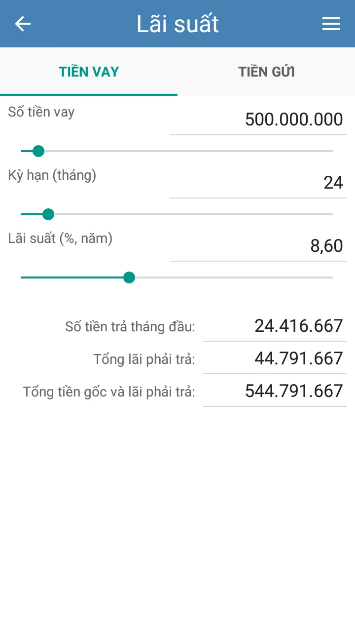 Tinh Toan Tien Tuoi | Indus Appstore | Screenshot